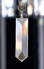 C70020  Crystal Pointed Rectangle Without Ring 63mm